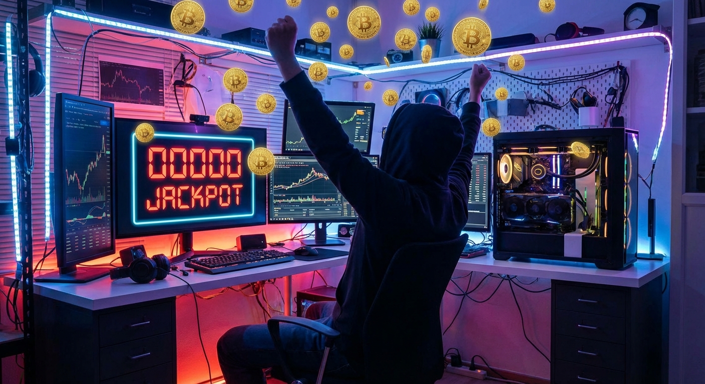 David gegen Goliath: Solo-Miner knackt Bitcoin-Block und gewinnt $200.000