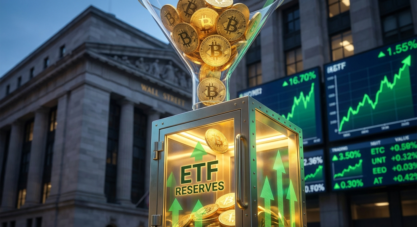 Bitcoin-ETFs verzeichnen größte Woche seit 6 Wochen: $1,1 Mrd. Zuflüsse