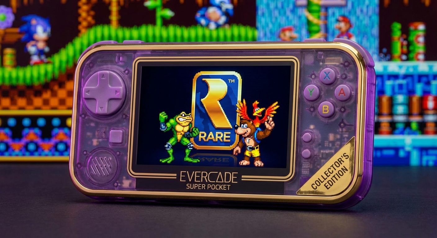Evercade Super Pocket Rare Edition: Battletoads und Banjo-Kazooie für unterwegs