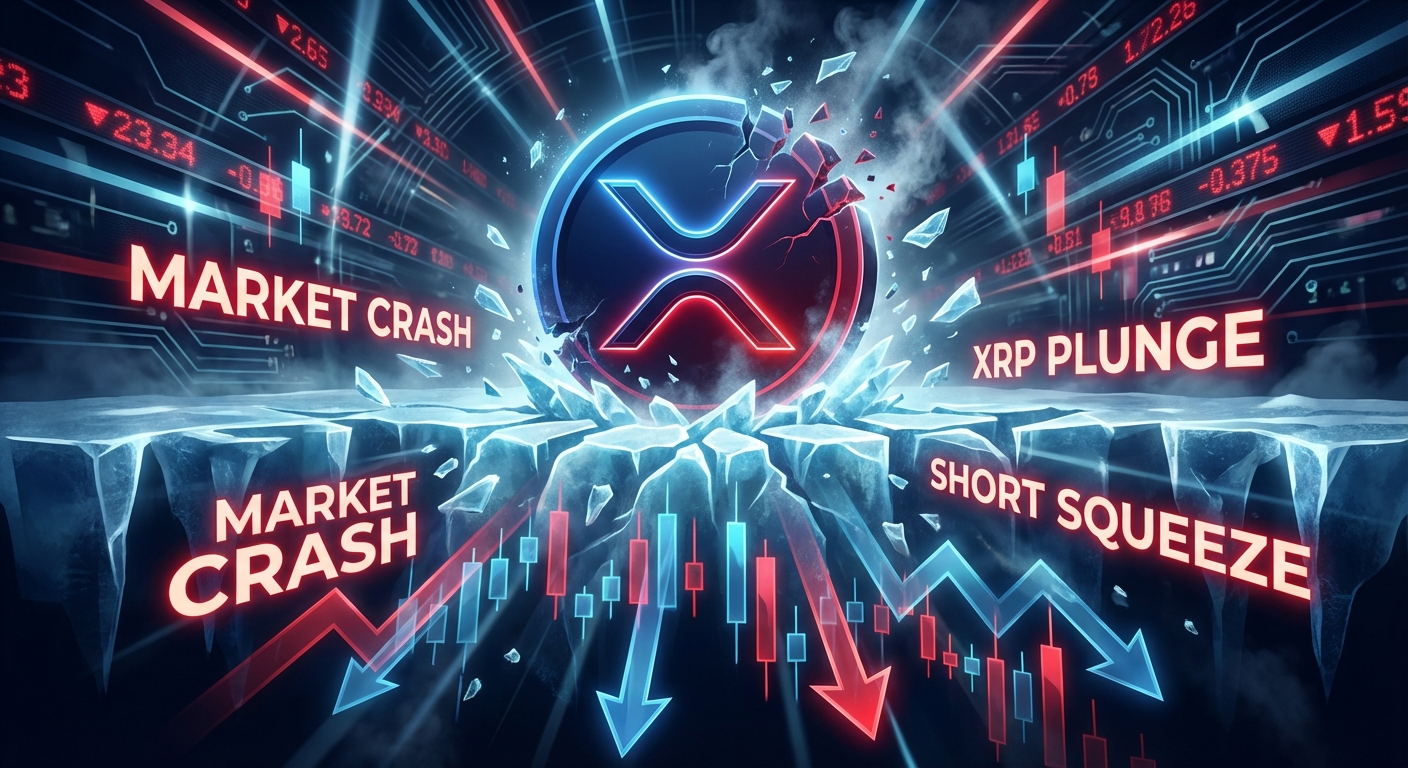 XRP stürzt 9% ab – aber ein Short Squeeze könnte bevorstehen