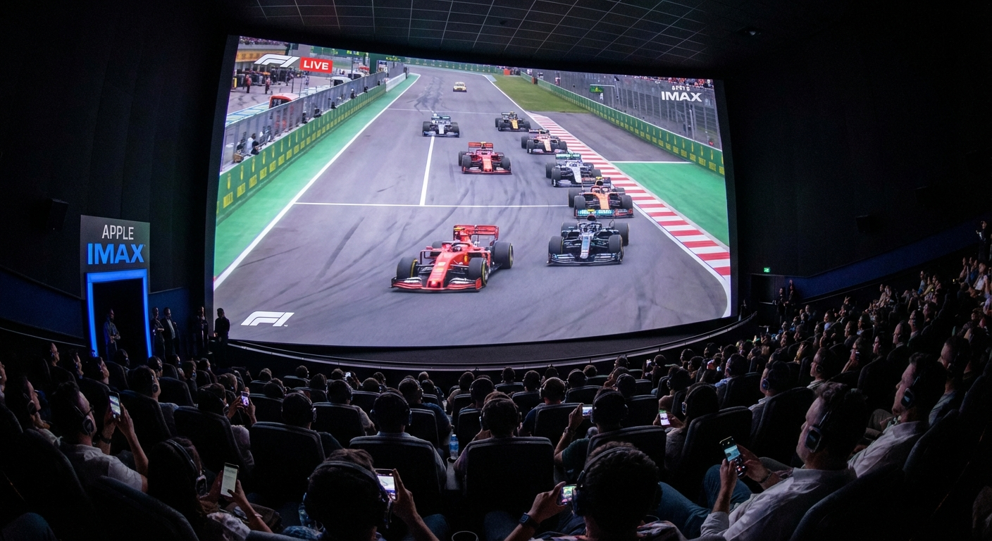 Apple zeigt Formel 1 live in IMAX-Kinos