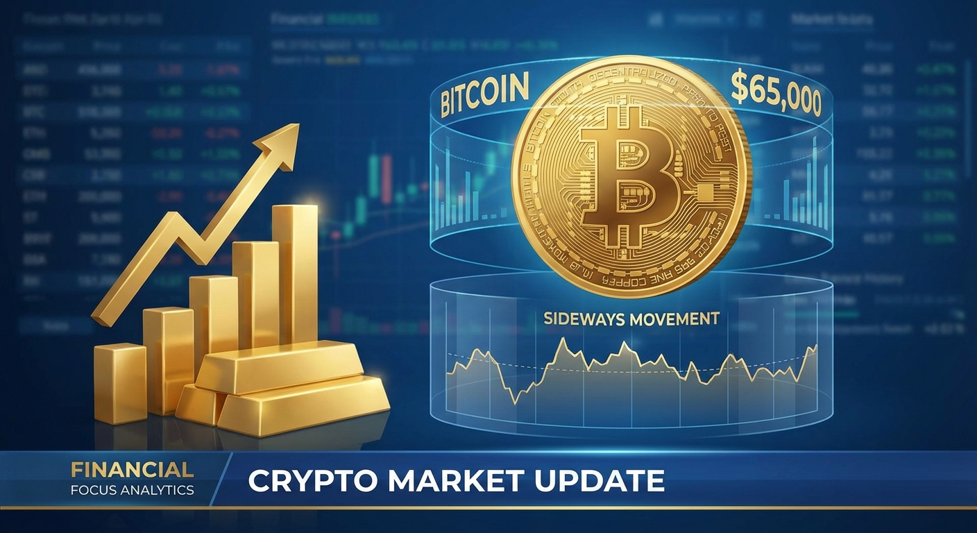 Bitcoin stagniert bei 65.000 Dollar: Gold steigt, Aktien fallen