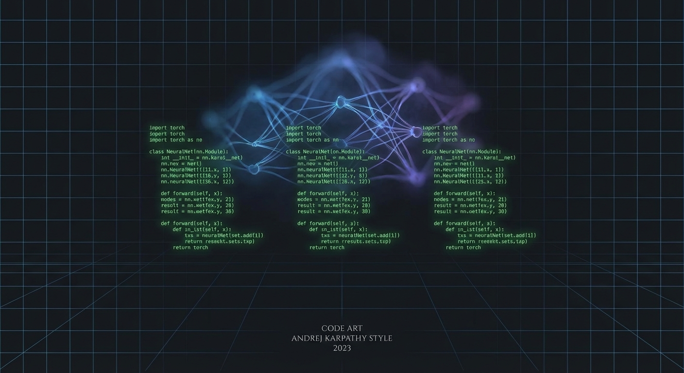 Karpathy droppt MicroGPT: Ein komplettes LLM in 200 Zeilen Python