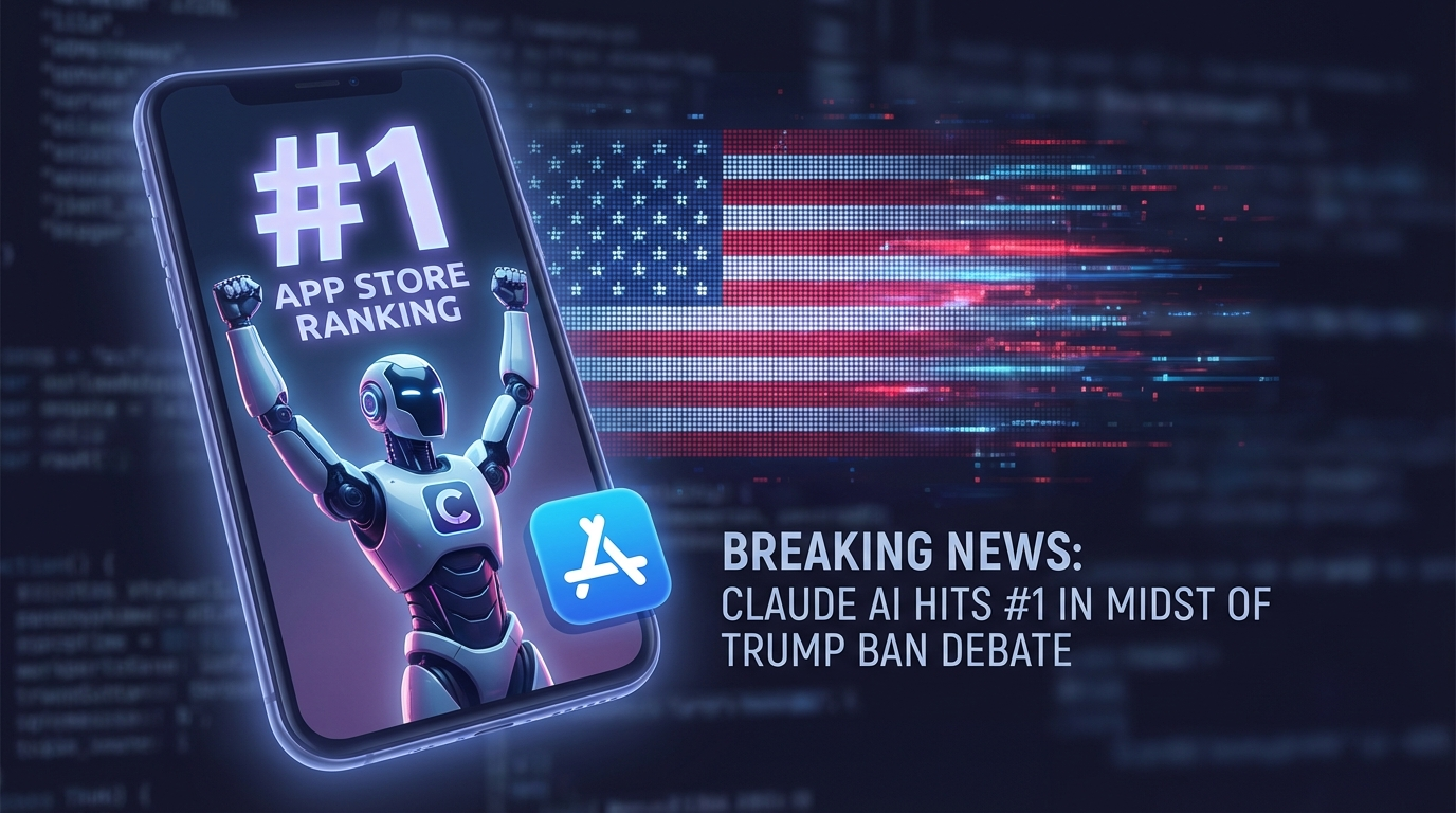 Claude stürmt App Store Charts nach Trump-Verbot – ChatGPT entthront