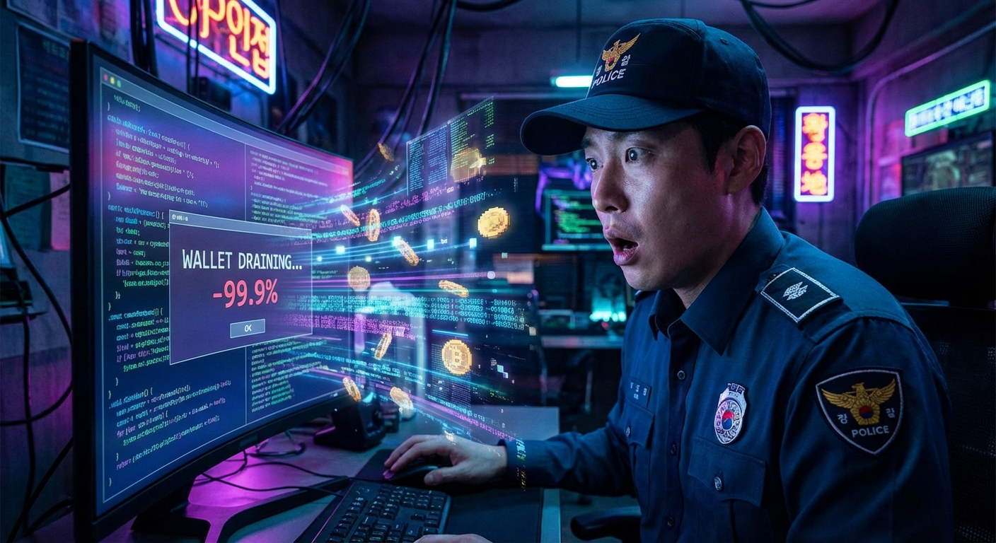 Südkorea: Polizei verliert 5 Millionen Dollar Crypto nach Seed-Phrase Foto-Leak