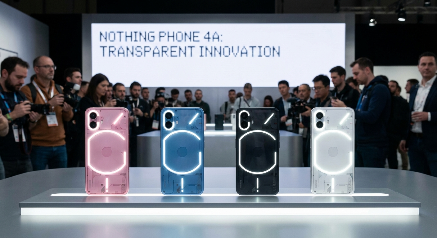 Nothing Phone 4A: Vier neue Farben und neue Glyph Bar enthüllt