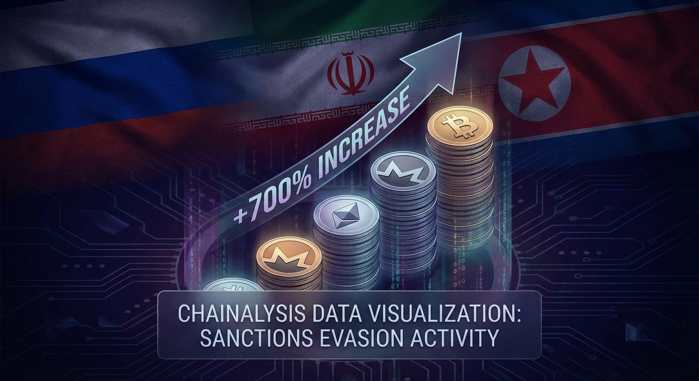 Chainalysis-Report: Krypto-Sanktionsumgehung explodiert um 700%
