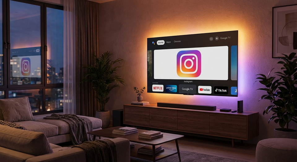 Instagram jetzt auch auf Google TV – Reels auf dem großen Bildschirm