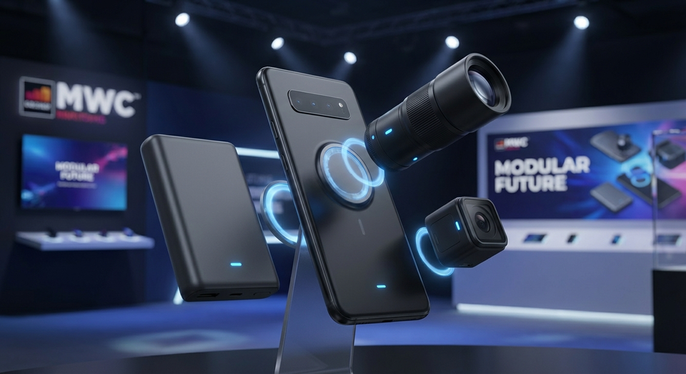 Tecno zeigt modulares Magnet-Smartphone auf der MWC 2026 – wieder mal ein modularer Versuch