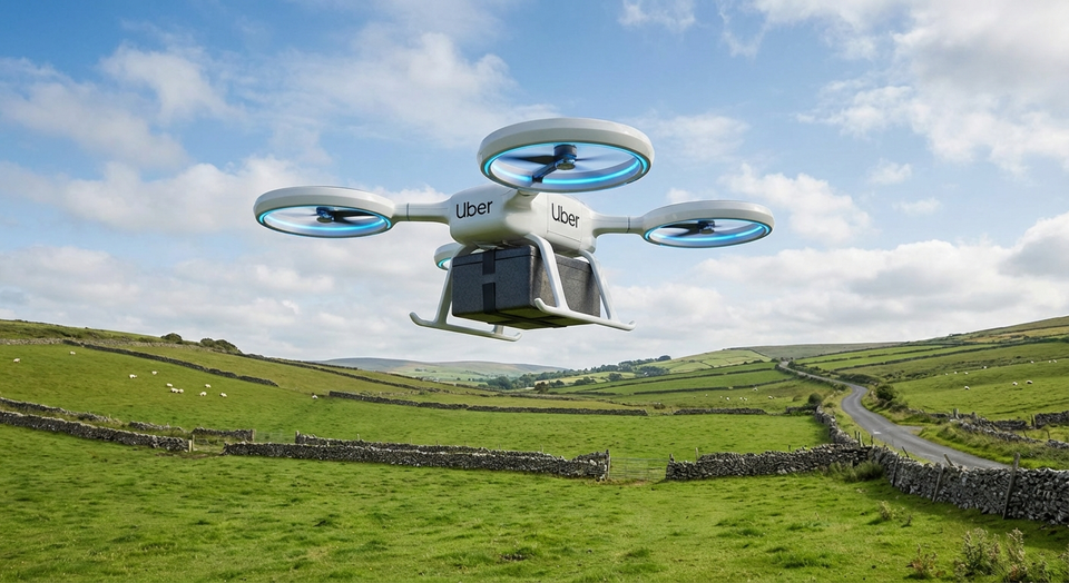 Uber hebt ab: Drohnenlieferung startet erstmals in Europa