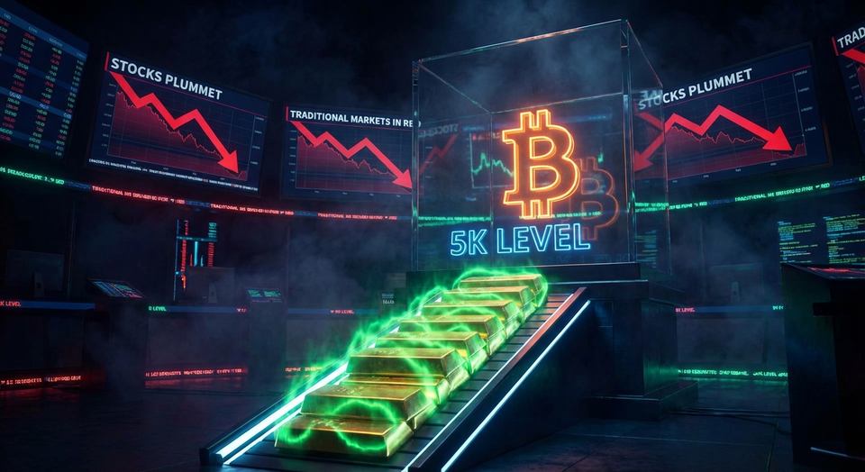 Bitcoin-Rebound bei $65K gestoppt – Gold steigt, Aktien fallen