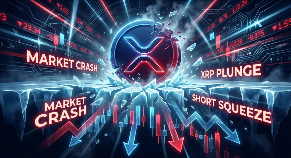 XRP stürzt 9% ab – aber ein Short Squeeze könnte bevorstehen