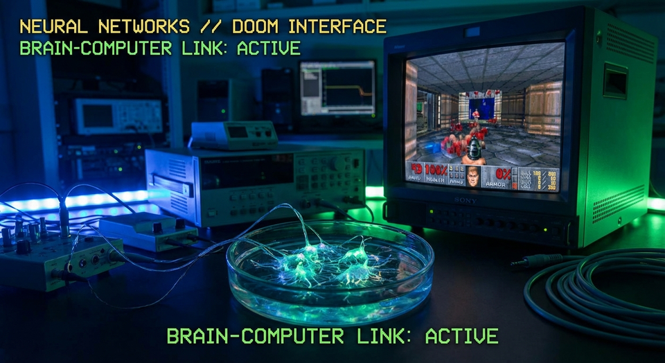 Menschliche Hirnzellen spielen DOOM: Cortical Labs macht das Unmögliche