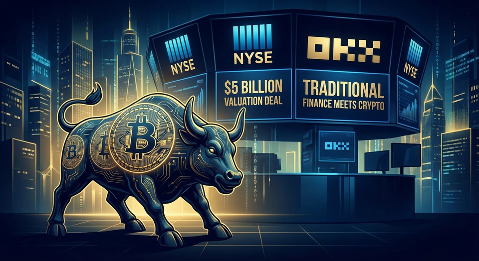 NYSE-Besitzer bewertet OKX mit 25 Milliarden Dollar – der größte TradFi-Crypto-Deal aller Zeiten
