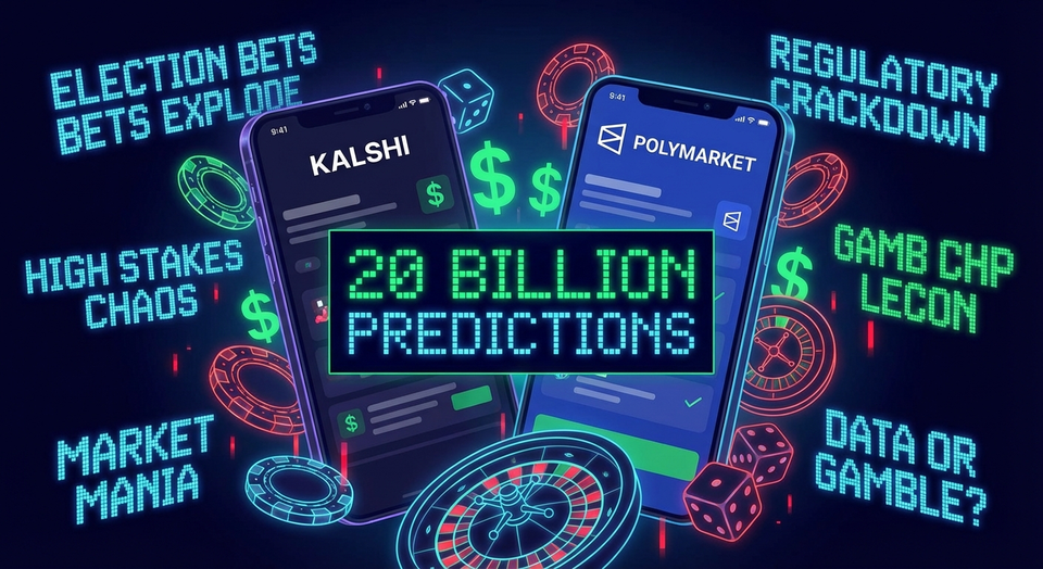 Kalshi & Polymarket wollen je $20 Mrd – trotz Iran-Wetten-Skandal